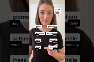 Basic Italian words #shorts