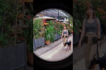 90’s Vibes italian restaurant fish eye effect