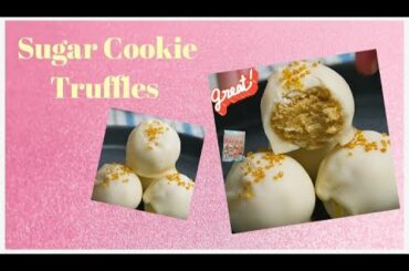 Italian food (Sugar Cookie Truffles)