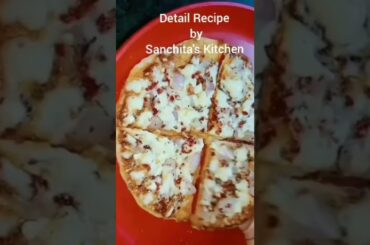 Homemade Cheese Onion Pizza Recipe l tawa pizza