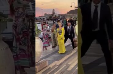 Helen Mirren at Dolce&Gabbana haute couture show in Syracuse,Italy. #helenmirren