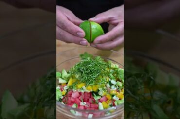 WATERMELON SALAD #shorts #asmr