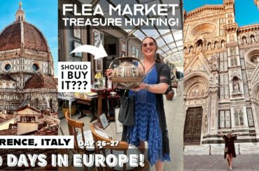 A FLEA MARKET DAY TO REMEMBER! | Thrift Haul | Thrift VLOG | 30 Days In Europe Day 26-27