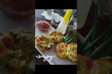Egg And Veggie Muffins | Italian Breakfast | #food #breakfast #cheese #shorts #shortsfeed