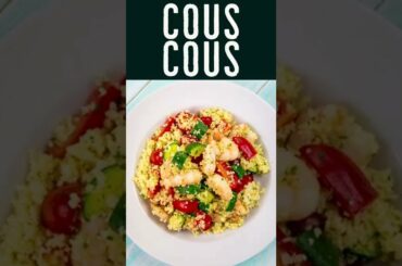 Cous cous gamberi zucchine #Shorts #shrimp #food #recipe #zucchini #couscous