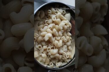 Macroni white sauce pasta recipe / #shorts  #italianfood  @vimalasharmaap