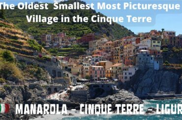 Manarola Italy , Summer Walk Exploring Village, Cinque Terre