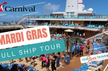 New Ship! Carnival Mardi Gras Ship Tour! 2022