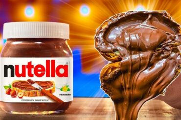 street food from around the world / Nutella croissants / Uzbek pilaf / Italian nougat with nuts