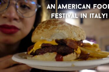 An American food festival in Italy and my Italian debut