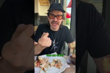 Italian husband reacts to pineapple on pizza in the wine.