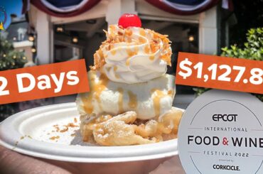 We tried EVERYTHING at the 2022 EPCOT Food & Wine Festival