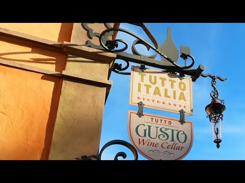 Living Next to Disney World | Our First Dinner at Tutto Italia in EPCOT Living Next to Disney World | Our First Dinner at Tutto Italia in EPCOT