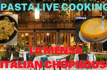 PASTA LIVE COOKING: Carbonara Italian Style @ LA MENSA Italian Chophouse, Dumaguete