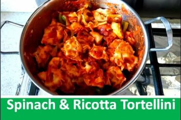 Spinach and Ricotta Tortelloni Recipe |#italy #italianfood #italiancuisine #spinach #ricotta#pasta