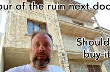 Should I buy the ruin next door in our village in Tuscany in Italy? Full House Tour!