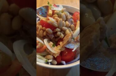 White Bean and Tuna Salad #insalataestiva#italiancooking#