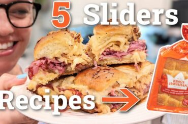 5 *YUMMY* SLIDERS RECIPES FOR YOUR FAMILY OR A CROWD!