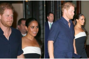 Prince Harry and Meghan Markle wine and dine in style at New York restaurant after emotional speech