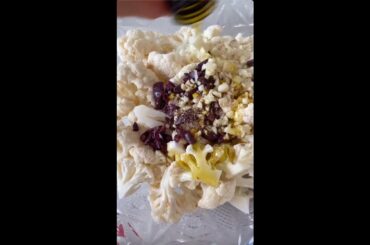 Italian Cauliflower Salad #shorts