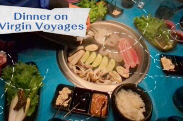 Virgin Voyages Scarlet Lady Dinner Restaurants | 2021 Cruise Ship | Main Dining | Food & Drinks