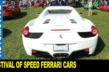 Festival of Speed Ferrari cars many fast models from Italy car show | Jarek in St Pete Florida USA