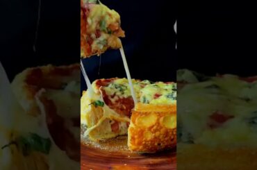 The easiest Chicago pizza recipe #shorts