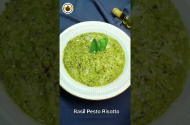 Italian Basil Pesto Risotto #Tips #Tricks #Techniques #italian #recipeoftheday #risotto