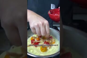 Spaghetti com truta defumada #comida #receita #food #recipe #shorts