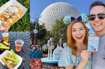 Our First Visit to 2022 EPCOT Food and Wine Festival! New Food Booth, A Fun Meet & Greet + More!