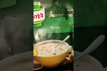 Mashroom Soup | Knorr Italian Masroom Soup Recipe|| #souprecipe #shorts