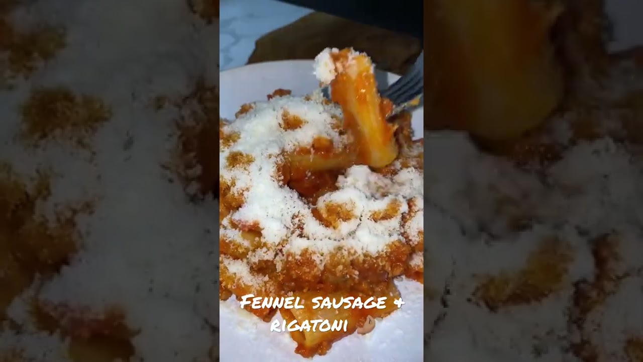 Fennel sausage and rigatoni #fennelsausage #rigatoni #pasta #italianrecipes #dececco #asmr Fennel sausage and rigatoni #fennelsausage #rigatoni #pasta #italianrecipes #dececco #asmr
