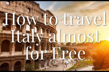 8 tips on how to travel cheap in Italy. 4K #italy #travel