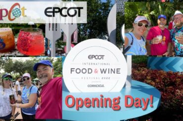 Epcot Food & Wine Festival Opening Day 2022!! | Meeting Jackie Super Enthused & Paging Mr. Morrow!