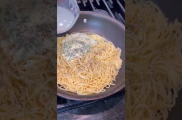 Recreating Emily Mariko’s lemon butter pasta with Parmesan cheese #shorts #pastarecipe #cooking