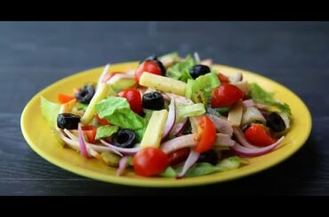 Healthy Low Carb Recipes For Weight Loss||How to Make a  italian salad  vegetable recipe||