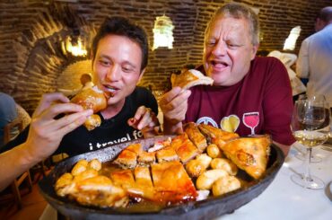Eating at World’s OLDEST Restaurant!! 300 Years of SPANISH FOOD in Madrid, Spain!!