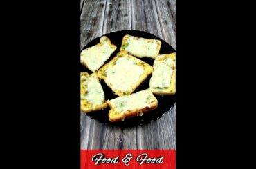 Cheese Garlic Bread (Quick And Easy) Recipe By Food & Food #cheese #garlic #bread #ytshorts #viral