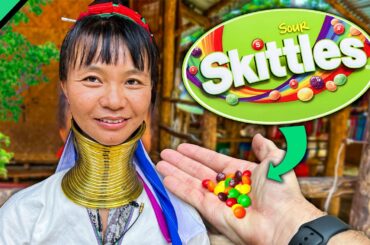Asian Tribes Try SOUR American Candy!! Which One Did They Hate?!