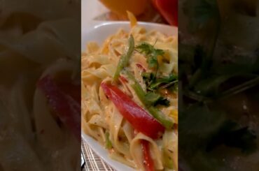 Spicy Alfredo Fettuccine Pasta