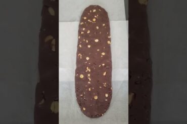Chocolate Hazelnut Biscotti #shorts #chocolate #biscotti #almond #Italian #food #baking