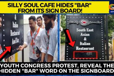 Silly Soul Cafe hides "Bar" from its sign board!