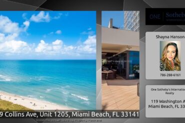 6899 Collins Ave, Unit 1205, Miami Beach, FL 33141