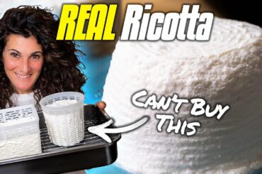 How to Make REAL Italian Ricotta at Home