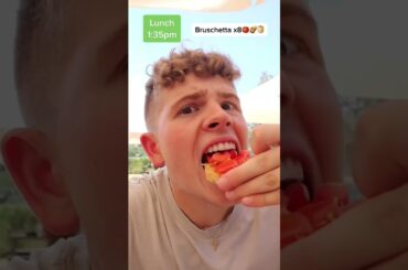 Eating REAL Italian food for the whole day! #international #travel #shorts