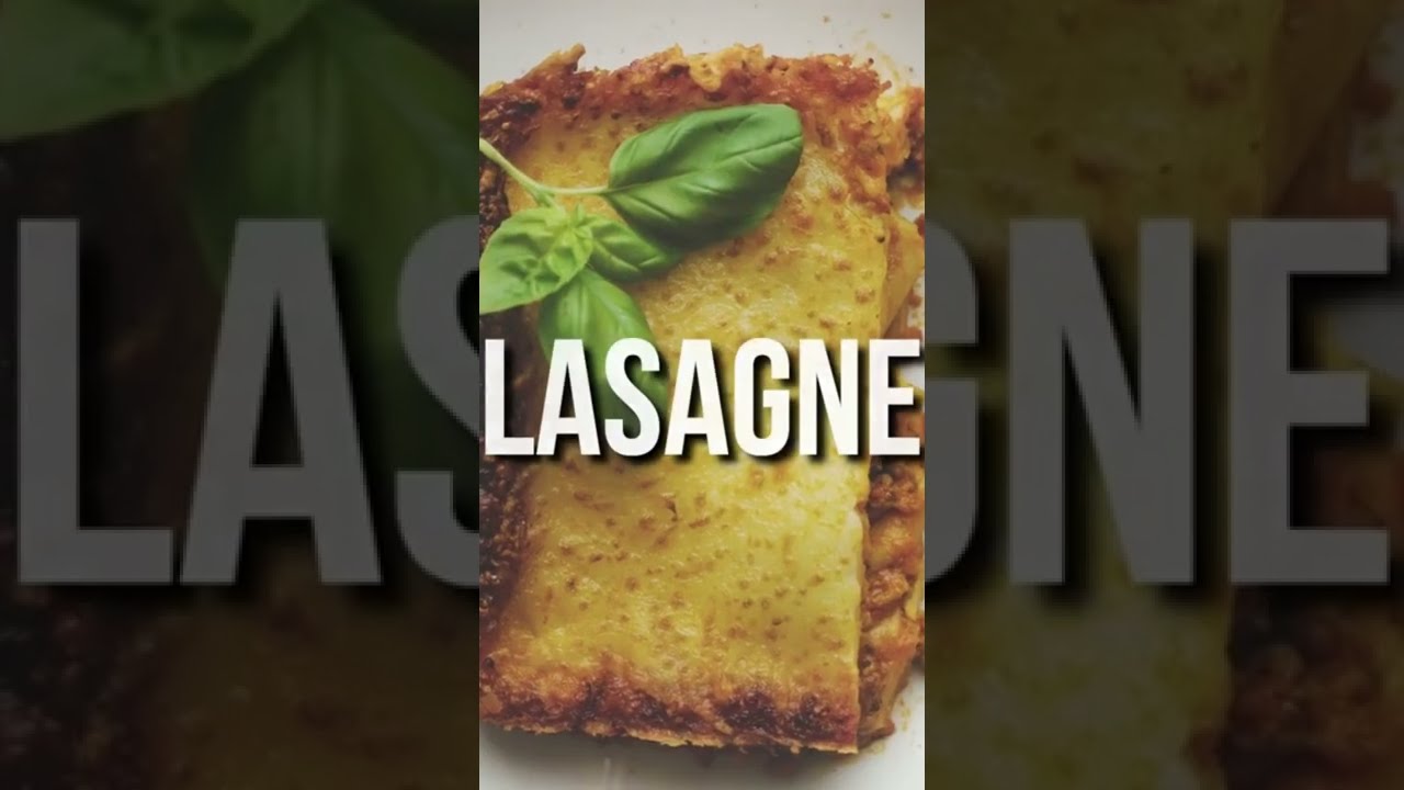 Classic Lasagna ! Which are the most common ingredients for this italian typical food? #shorts Classic Lasagna ! Which are the most common ingredients for this italian typical food? #shorts