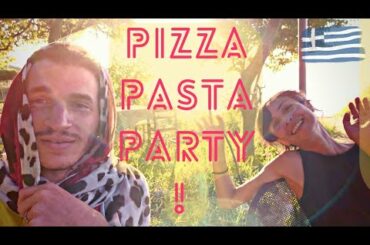 The best ITALIAN Food in Greece! Bela Tsao Restaurant & A breath taking SunSet