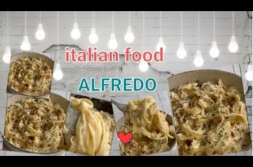 Italian food easy creamy ALFREDO