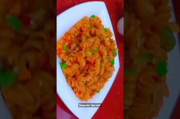 Pasta Recipe #pasoori #pasta #shorts #yshort #youtubeshorts #redsaucepasta #1kviews