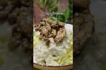 Chicken and Noodle with Cream mushroom